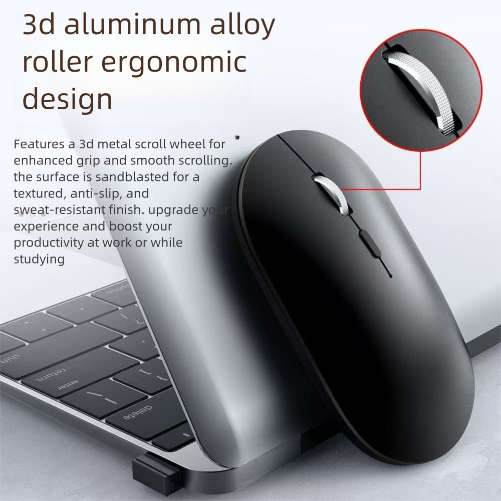 Chuột im lặng Bluetooth không dây X X2 Sạc loại c kép
