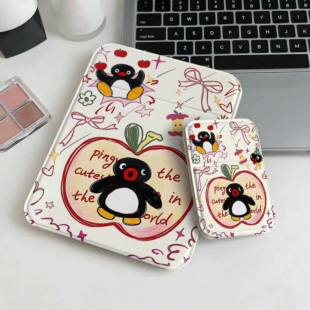 Chim cánh cụt Apple Gương Trang Điểm Gấp Đơn Giản Chất Lượng Cao Thời Trang