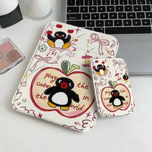 Chim cánh cụt Apple Gương Trang Điểm Gấp Đơn Giản Chất Lượng Cao Thời Trang