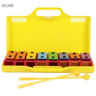 Hilivn Trẻ em Xylophone 8 Note Đồ chơi âm nhạc giáo dục Glockenspiel dành cho trẻ em mới bắt đầu
