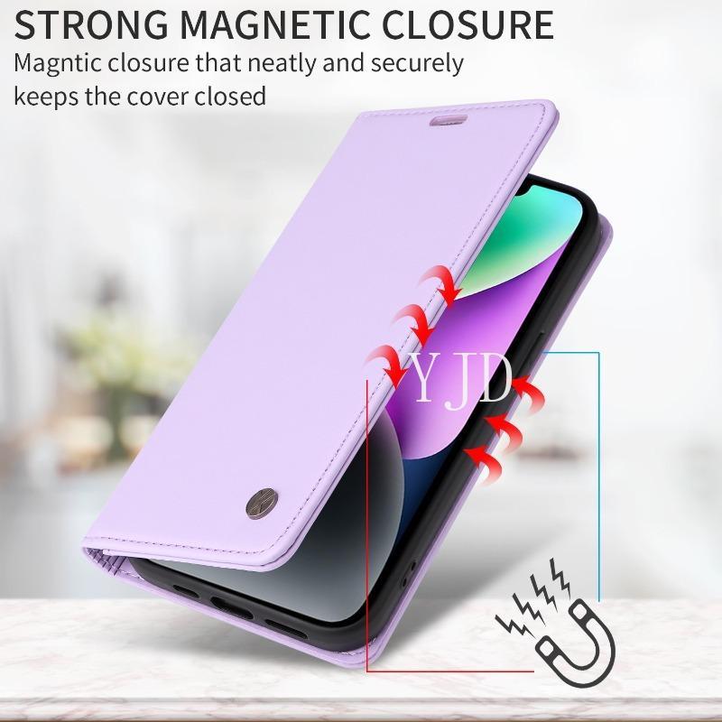 Ốp Lưng Cho Honor 600 Pro Da Cổ Điển Siêu Mỏng Khe Cắm Thẻ Chống Rơi Vỏ Điện Thoại