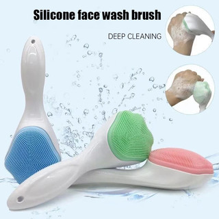 Mềm Cọ Rửa Mặt Tẩy Tế Bào Chết Loại Bỏ Mụn Đầu Đen Bằng Silicon Tiện Dụng