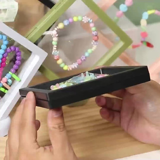 Hộp Đựng Trang Sức Màng PE Trong Suốt, Hộp Trang Sức Mini Trưng Bày Nữ Trang hộp đựng trang sức trong suốt tinh tế thích