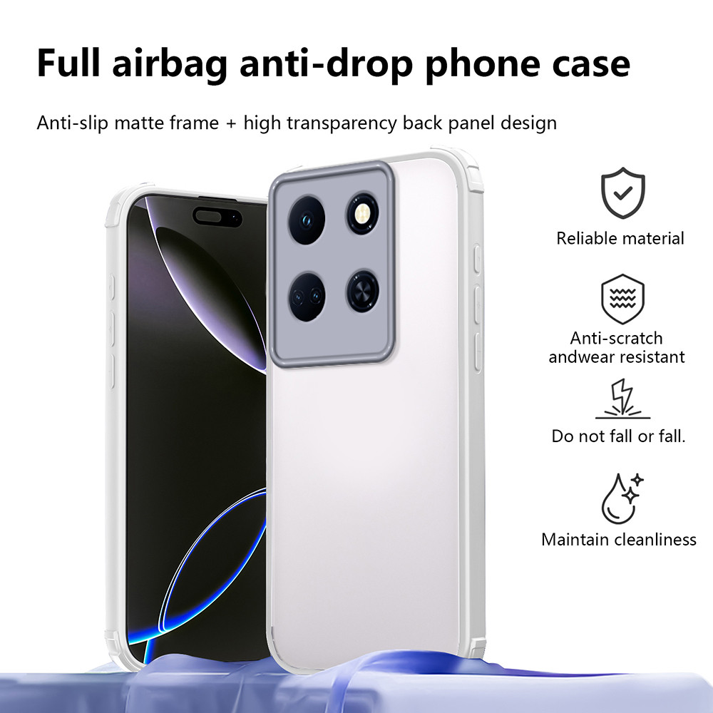 Ốp lưng Infinix Note 30 5G Vỏ bảo vệ bốn góc Vỏ trong suốt cho Infinix Note 30 4G Vỏ điện thoại