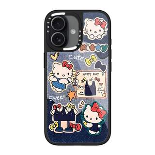CASECASE X Hello Kitty Sweet Star Case Chống Trầy Xước Từ Hút Kính Cho IPhone 17 Air 16 15 14 Pro Max Plus Ốp Lưng Cứng Có Hộp Khắc Logo