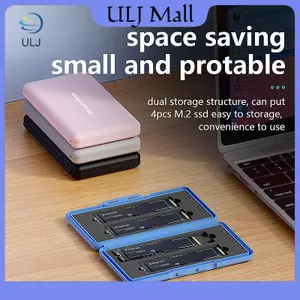 Hộp bảo vệ ổ cứng M.2 di động ULJ Hộp đựng PP Hộp đựng SSD thể rắn.