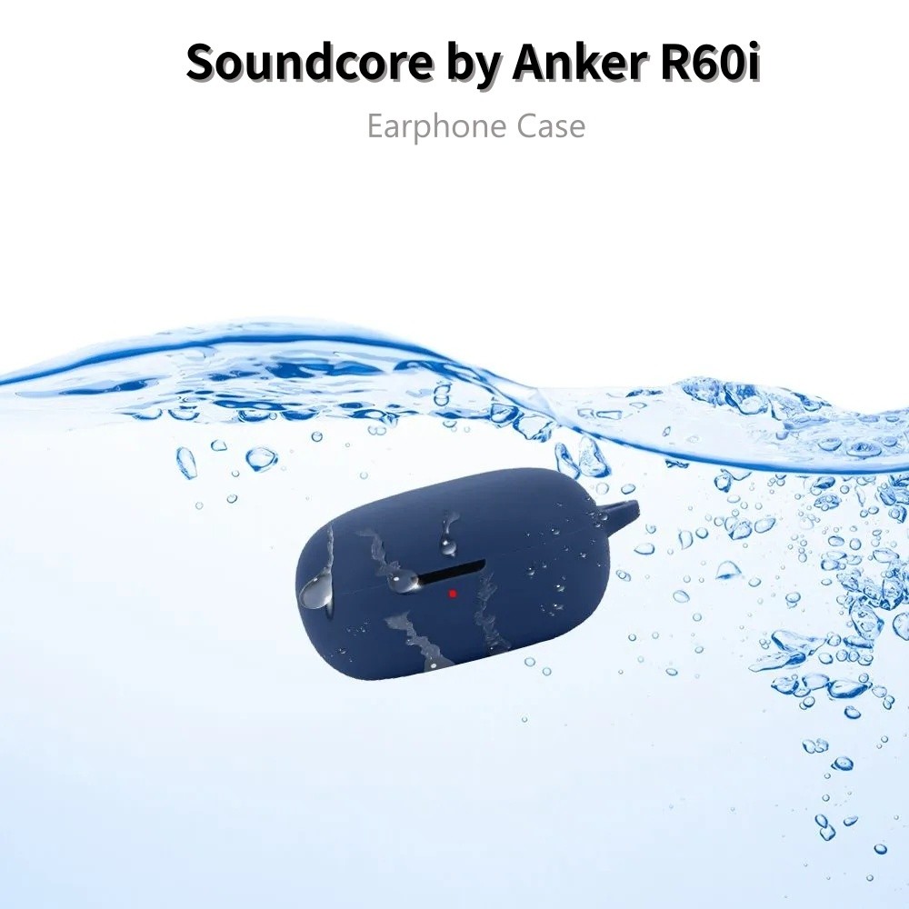 [Ngôi sao tương lai] Dành cho vỏ Soundcore của Anker R60i Vỏ tai nghe silicon mềm màu trơn đơn giản