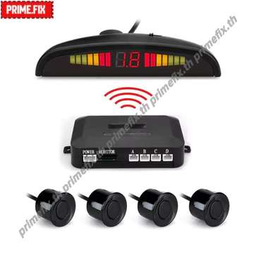 Bộ cảm biến đảo ngược 4 cảm biến Bangkok Màn hình LED Hệ thống Parktronic 22mm Cảnh báo cận cảnh An toàn cho mọi bãi đậu xe
