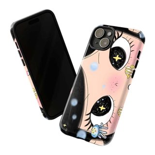 Ốp Điện Thoại Thích Hợp Cho iPhone Big Eye Girl Thạch Thích Hợp Cho iPhone17 / 16promax Vỏ Điện Thoại iPhone15 / 14 / 13 Chống Sốc 11 / 12 Hai Trong Một x / xr Phim 7 / 8 Vỏ Bảo Vệ 36IW