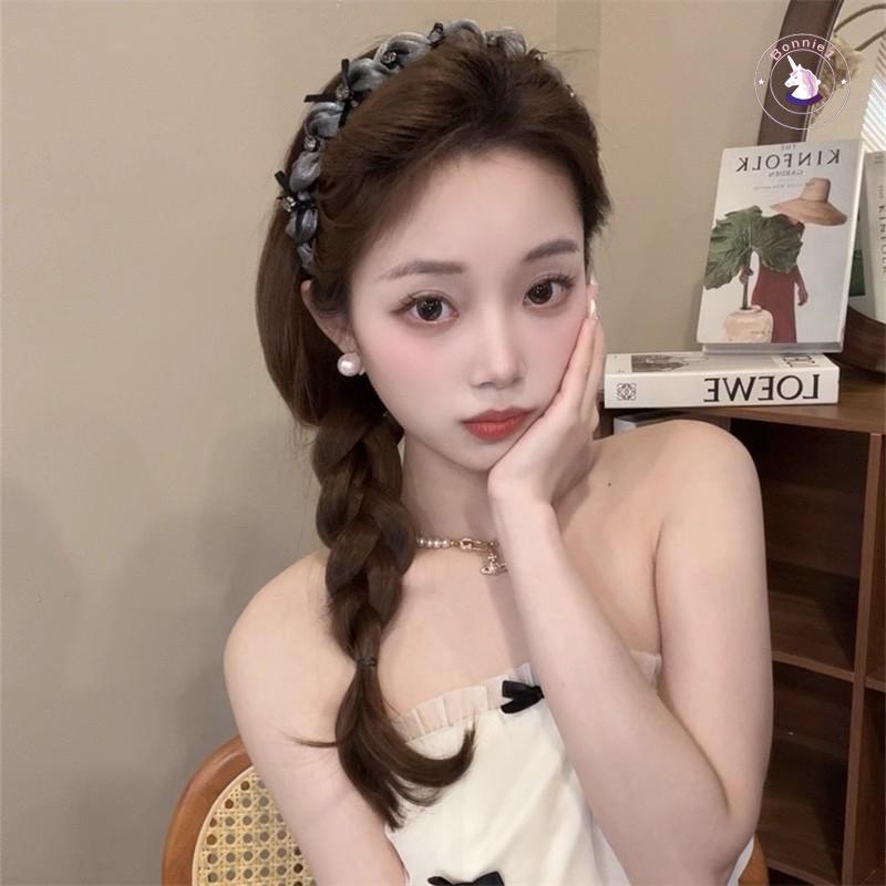 Băng đô lưới dành cho nữ - Phụ kiện tóc cao Băng đô co giãn