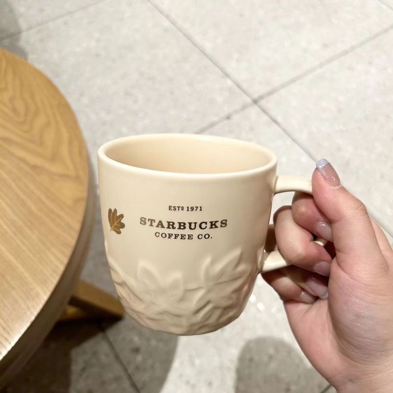 Cốc sứ starbucks đẹp cao cấp văn phòng cà phê Hàn Quốc cỡ lớn | BigBuy360 - bigbuy360.vn