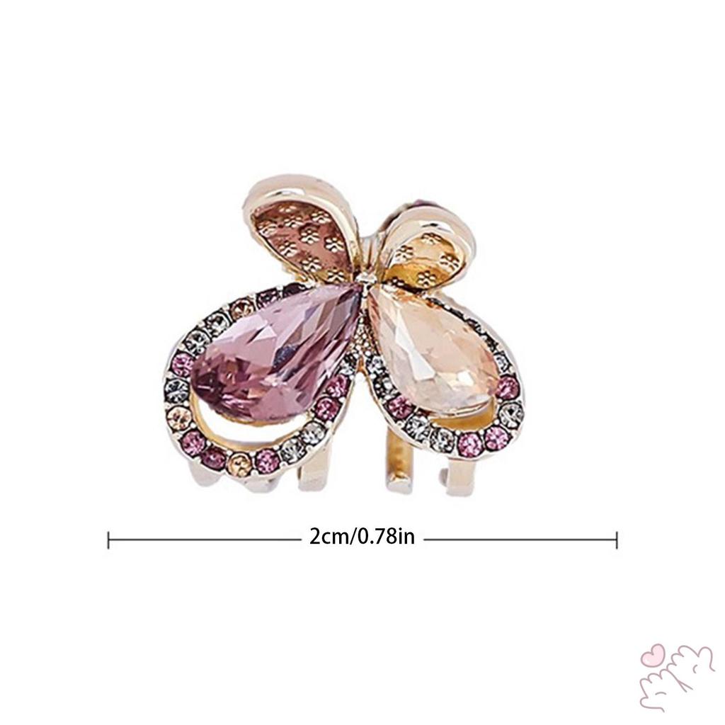 Kẹp Tóc Barrettes Màu Hồng Bướm, Phù Hợp Sử Dụng Hàng Ngày Cho Phụ Nữ và Trẻ Em