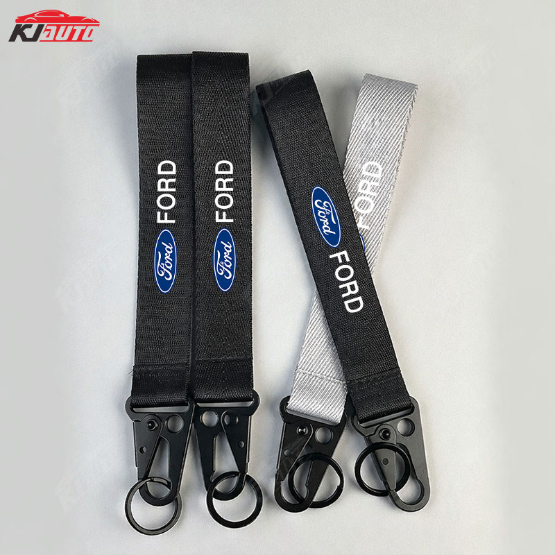Xe Ford Dệt Móc Khóa Hợp Thời Trang Mỏ Đại Bàng Móc Khóa Phụ Kiện Xe Hơi Cho Ranger Ecosport Focus 5d Kuga Fiesta T6 T7 T8 Lãnh thổ Everest Ka Fusion
