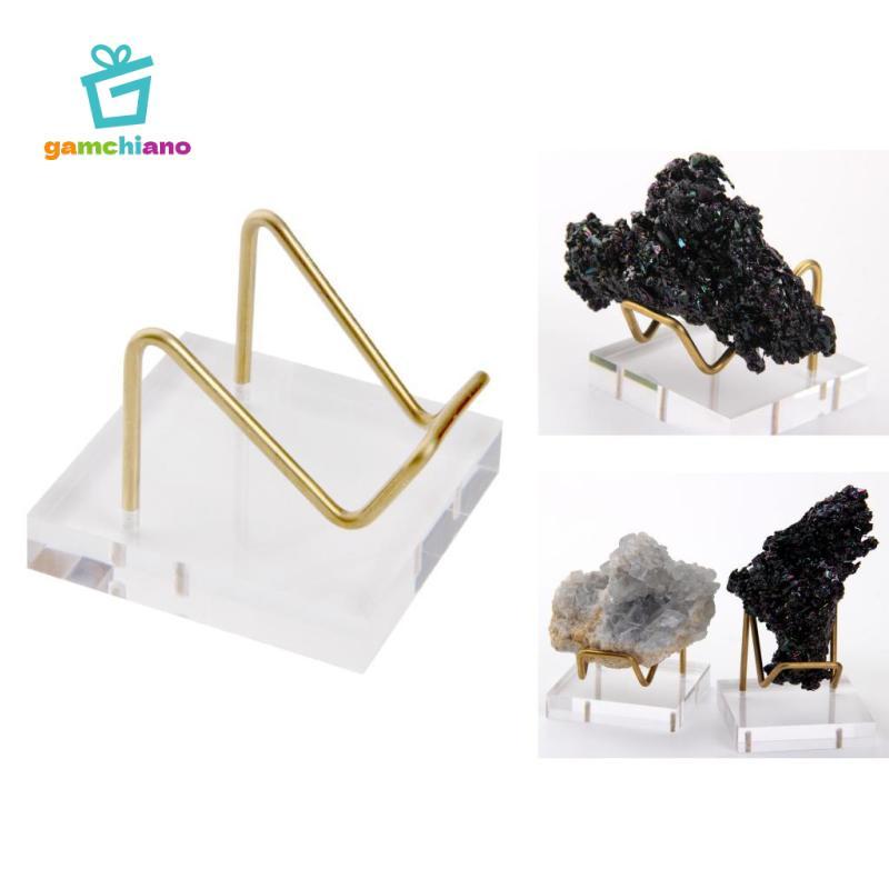 Kệ Acrylic Đá Pha Lê Cụm Đứng Đế Trang Trí Nhà Khoáng Mẫu Quặng trưng bày Kệ Giá