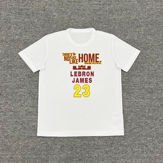 Áo thun ngắn tay James Lakers, khô nhanh, phù hợp tập luyện bóng rổ