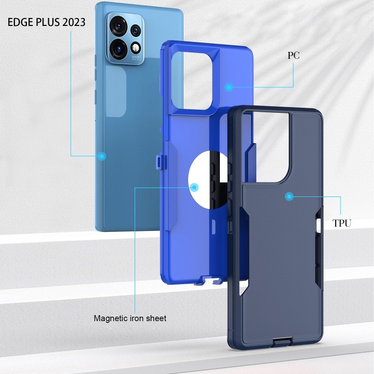 Ốp điện thoại TPU 2 trong 1 PC + TPU cho Motorola Edge+ 2022/2023, G Pure 2021, Moto G 5G 2022/2023