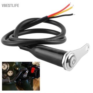 VBESTLIFE Công tắc tay cầm xe máy 12V Nút nhấn đèn LED điều chỉnh đèn LED (1xSwitch)