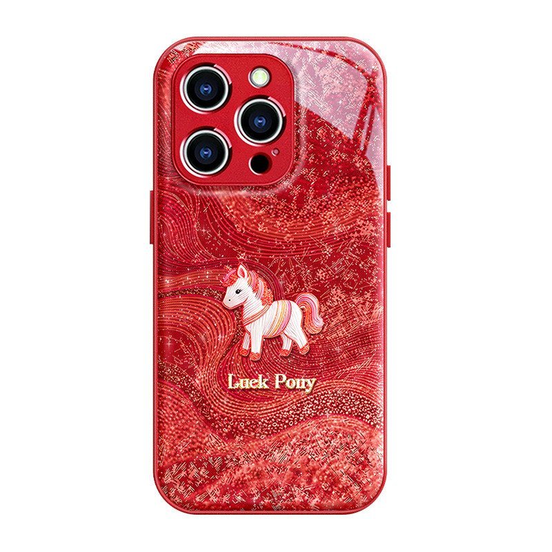 Good Luck Pony Dây Thích Hợp Cho iPhone17 Vỏ Điện Thoại Năm Mới mate80promax Cảm Giác Cao Cấp 16 Sáng Tạo 15 Nữ