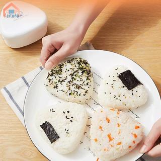 Máy làm bóng cơm tam giác, Hộp đựng cơm hình tam giác Nhật Bản, Hộp đựng Sushi, Trắng
