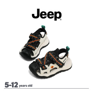 JEEP Mùa Hè Baotou Dép Bé Trai Bé Gái Đế Mềm Phong Cách Thể Thao Chống Mài Mòn Giày Trẻ Em Thông Thường