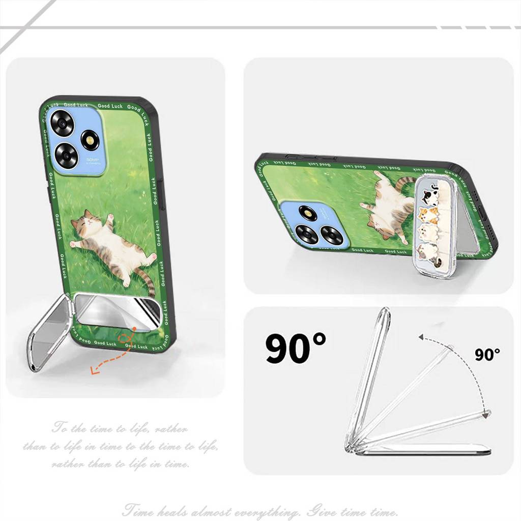 Ốp Điện Thoại Sang Trọng 3D Cho ZTE Blade A73 4G / V50 Smart / V50 Design 4G / Axon50Lite Gương Bền Túi Điện Thoại Ốp Lưng Mềm Bảo Vệ Miếng Dán Vải Thêu Silicon Bọc Toàn Bộ TPU