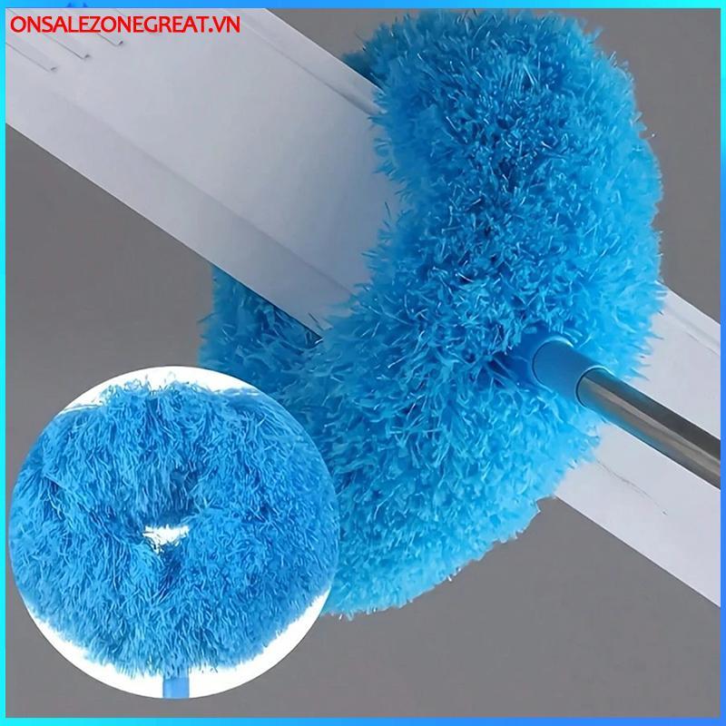 Ons Quạt Trần Microfiber Duster Mở Rộng Lên Đến 80cm Tay Cầm Dài Bụi Loing Có Thể Tái Sử Dụng Bàn Chải Bụi Cho Gia Đình Dễ Dàng Vệ Sinh Tại