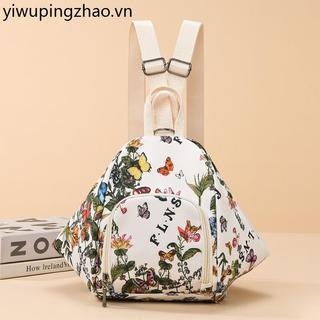 Ba Lô 2025 Phong Cách Mới Phiên Bản Hàn Quốc Phù Hợp Với Hợp Thời Trang In Nylon Đa Năng Túi Ba Lô Nhỏ Thời Trang Túi Messenger Thường Ngày