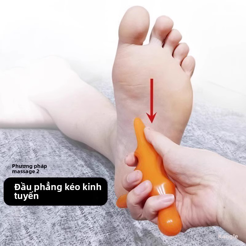 Máy mát xa chân châm cứu trị liệu gia đình, dụng cụ massage kinh tuyến, thiết kế tam giác