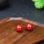 Bông tai cát vàng tím phong cách nhỏ đơn giản cổ điển