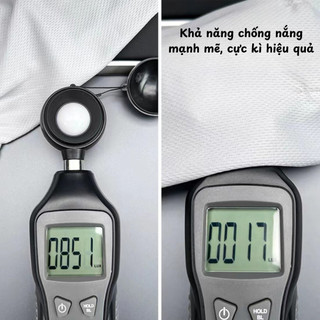 Găng Tay Chống Nắng Lụa Lạnh Xỏ Ngón Dài UPF50+ MAISON, Bao Tay Chống UV Che Kín Tay Nam Nữ