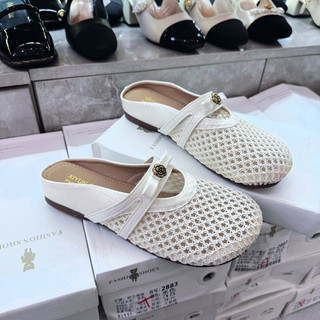 Dép Sục Lưới Nơ Hoa Trà Hàng Nhập QC Fullbox/Mieo Shoes D3198 D3199