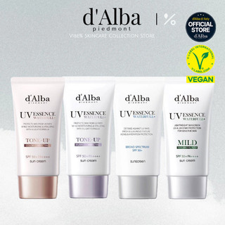 D ’ Alba White Truffle Waterfull Essence Sun Cream Series 50ml (SPF50 + PA + + + Vegan) Sun Block Tone Up Mild Safe Use