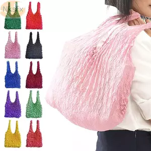 Túi mua sắm NKSFX, Túi co giãn gấp mở rộng linh hoạt xếp li, Túi thun bong bóng đa năng Creative Magic Nam