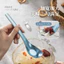 Quảng Nghĩa Nguyên Chất Titan Pha Lê Đá Hoa Thìa Thìa Thỏi Thìa Hộ Gia Đình Thìa Canh Cơm Trẻ Em Ăn Thìa Nhà Hàng Món Tráng Miệng Titan Spo