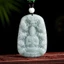 Mặt Pendant jade-shaped thời trang tinh tế với thiết kế Nine Dragon Guanyin