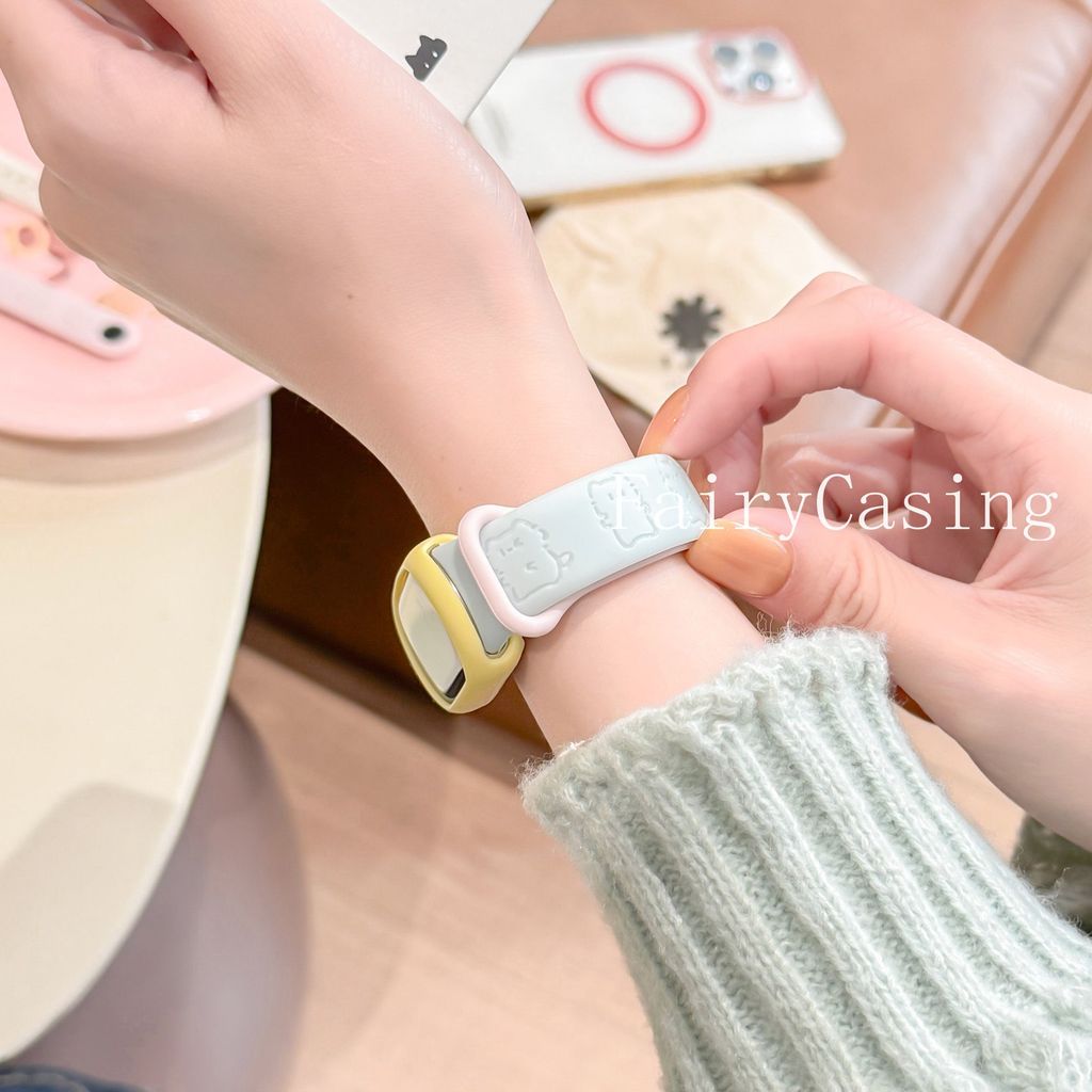 Ốp lưng + Dây đeo silicon cho Xiaomi Mi Band 10 9 8 Phụ kiện Vòng đeo tay thể thao Pulseira Correa Mi Band 9 8 10 Dây đeo cổ tay
