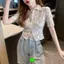 Áo sơ mi Polo thiết kế slim-fit phong cách Hàn Quốc cho nữ