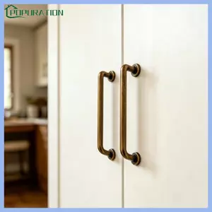 POP 2 Chiếc Hợp Kim Kẽm Tủ Ngăn Kéo Tay Cầm Tủ Kéo Trang Trí Nội Thất