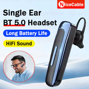 Tai nghe doanh nhân Bluetooth 5.0 Tai nghe rảnh tay Cuộc gọi giảm tiếng ồn Tai nghe thời gian chờ lâu Tai nghe không dây để lái xe du lịch làm việc