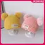 JASMINE Mùa Đông Trẻ Em Ấm Áp Mũ Dệt Kim Cho Bé Có Pompom Trẻ Em Đan Mũ Beanie Màu Trơn Mũ Trẻ Em Cho Bé Trai Bé Gái Phụ Kiện JASMINE