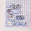 Set Charm Mèo Hello Kitty Xanh Caro – Dễ Thương Nhẹ Nhàng Phong Cách Hàn Trang Trí Dép Xinh Xắn