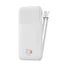 Pin Dự Phòng WIWU Wi-P021 10.000mAh 22.5W - Tích Hợp Cáp Sạc Nhanh PD/QC3.0 , Màn Hình LED, Siêu Nhỏ Gọn