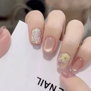 TugeNail < Chim và Hoa Hương Thơm} Mùa Xuân Hè Hoa Khô Dán Retro Hạt Thủy Tinh Thiết Kế Mặc Giáp TGLI