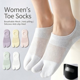 Cặp tất hai ngón thoáng khí dành cho chân, chất liệu bông và cotton