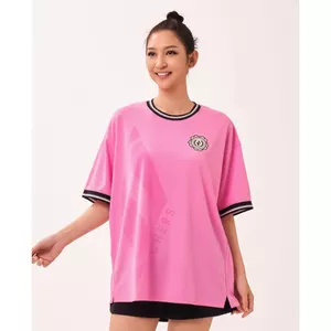 SKECHERS - Áo thun nữ cổ tròn tay ngắn Game On Iconic_SL126W148-004M