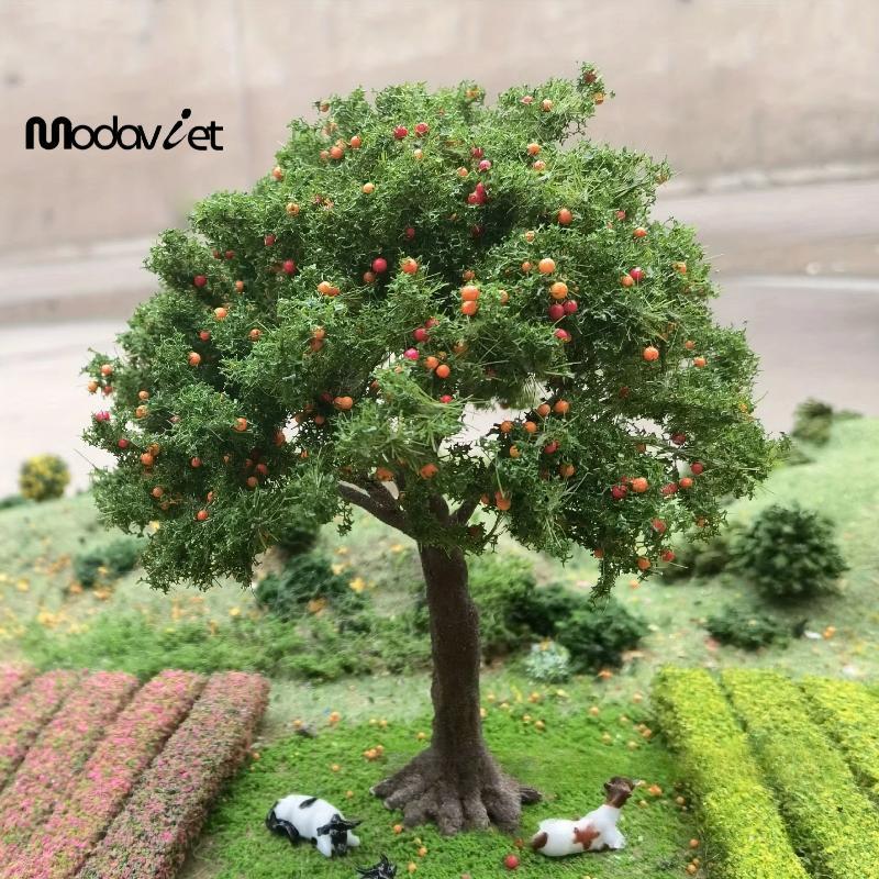[modavietnamshop] 1 Cái DIY Cây Ăn Quả Thu Nhỏ Trang Trí Cảnh Quan Thu Nhỏ Cát Bàn Xây Dựng Mô Hình Thực Tế Trang Trí Cây Trái Cây Đẹp