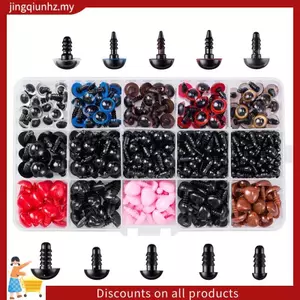 752 Chiếc Mắt Và Mũi An Toàn Cho Amigurumi Nhồi Bông Mắt Móc Có Vòng Giặt Thủ Công Búp Bê Mắt Cho Amigurumi Gấu Bông Dễ Dàng Sử Dụng