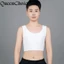 Nữ Thể Thao Lưới Khóa Corset Nữ Ngắn Ngực Chất Kết Dính Ngực Plus size