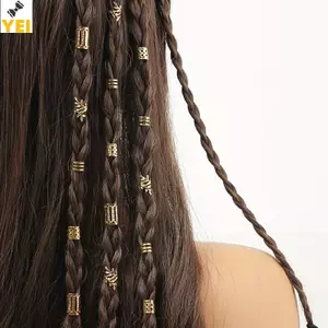 Nhẫn tóc dreadlock có thể điều chỉnh, kẹp bím hạt dành cho nữ và bé gái