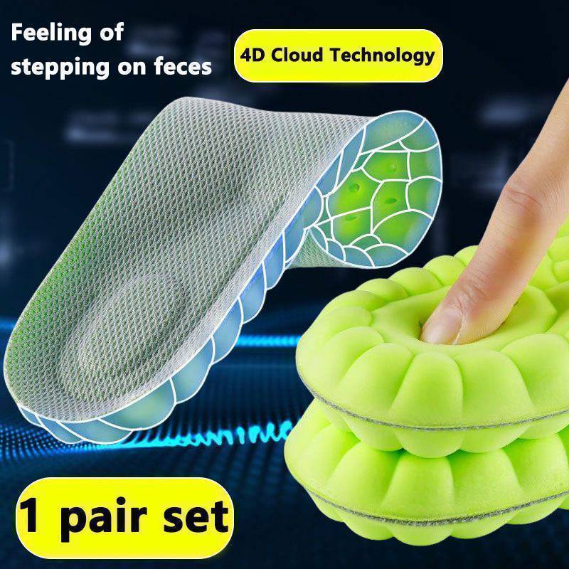 [Keepcheer] Đế lót thể thao cao su có độ đàn hồi cao Hỗ trợ vòm Đệm hấp thụ Sho thoáng khí Mới